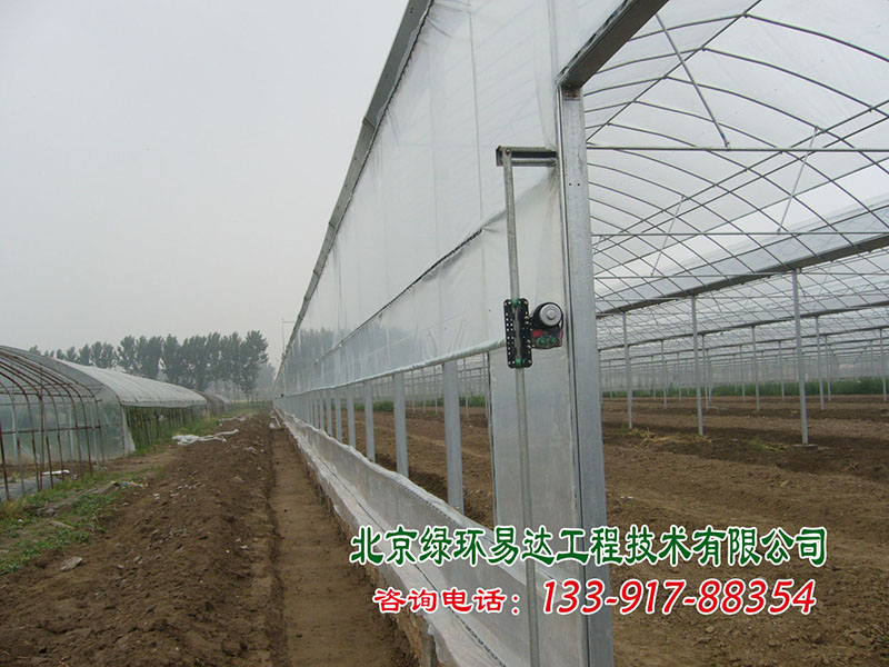 圆弓形C板温室大棚建造