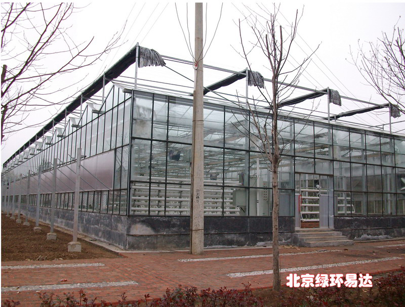 玻璃温室户外遮阳网维修安装
